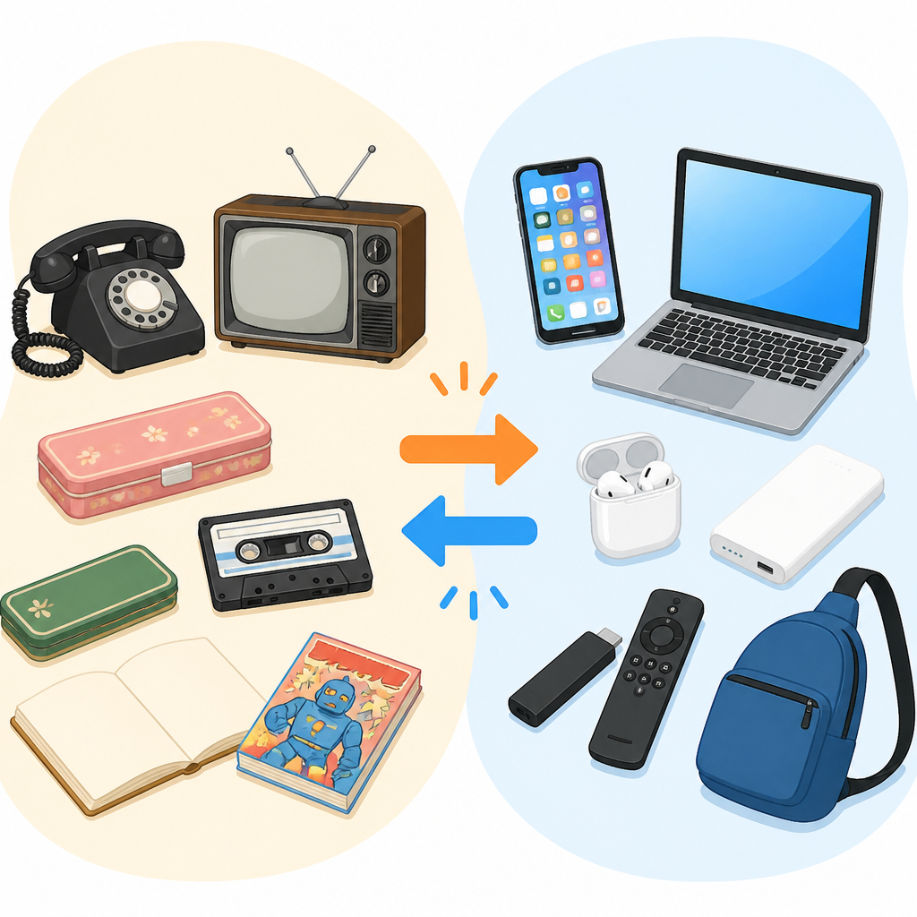 昔と今で言い方が違う言葉の一覧とは