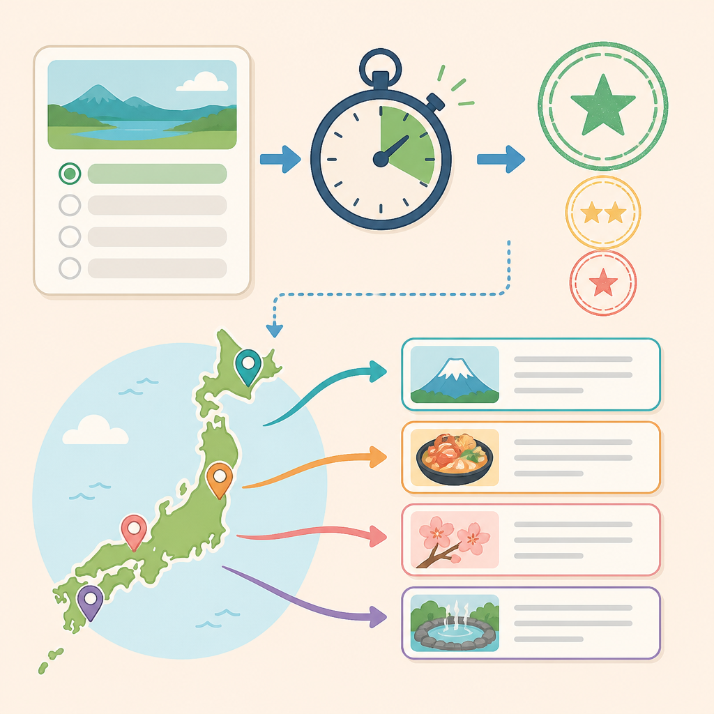 都道府県おもしろクイズの仕組み