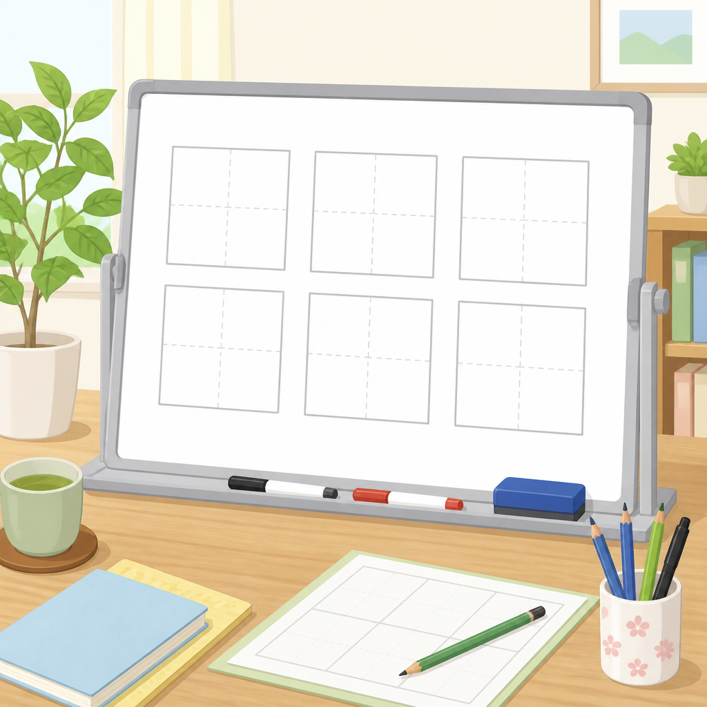 高齢者の脳トレに使うホワイトボード漢字とは