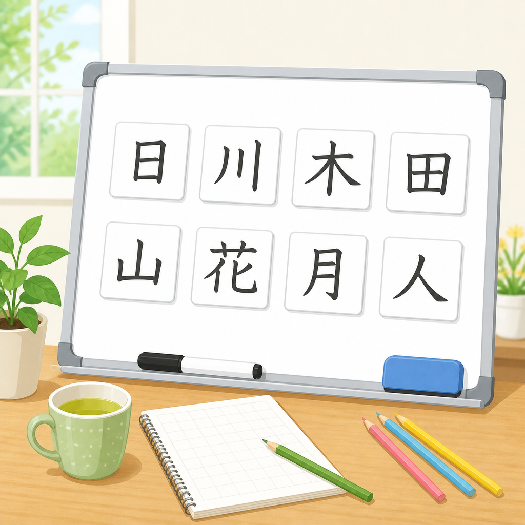 ホワイトボード漢字の仕組みと構成要素