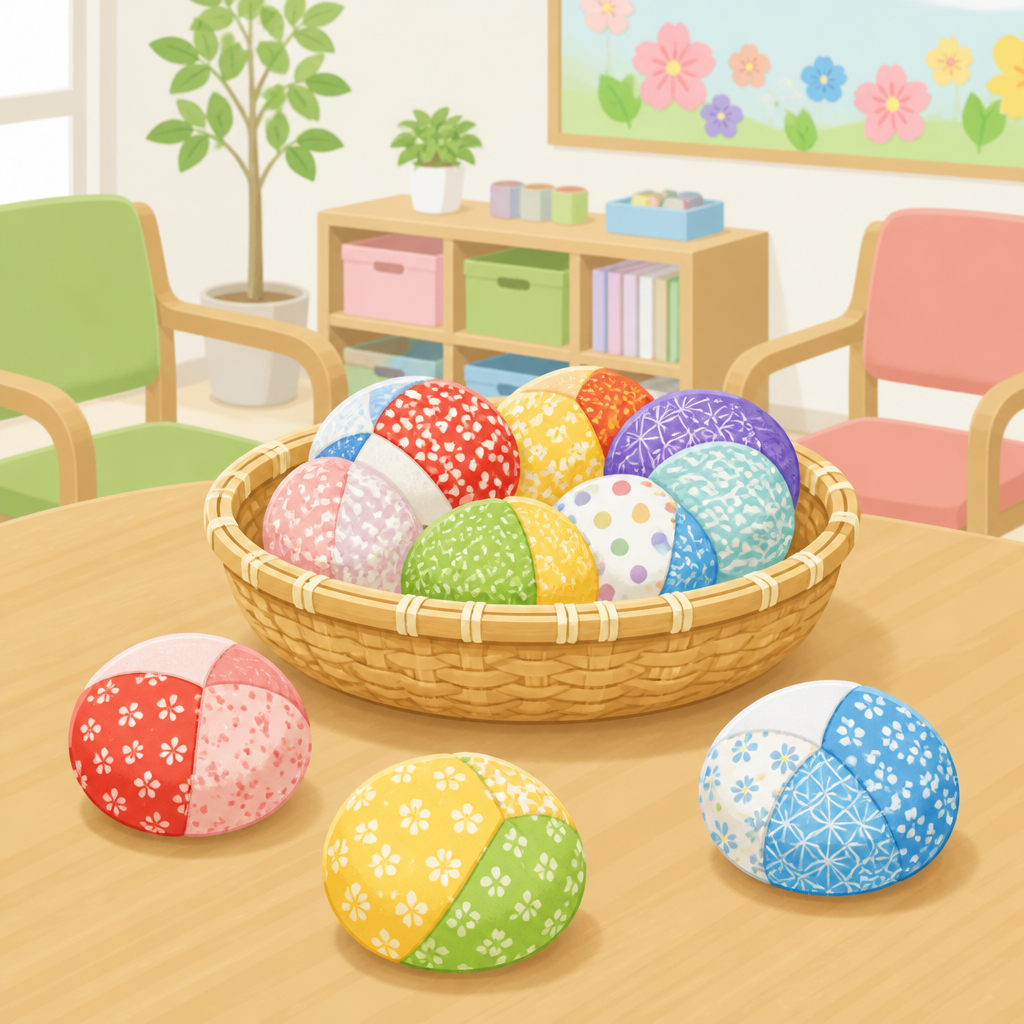 デイサービスでのお手玉の仕組み