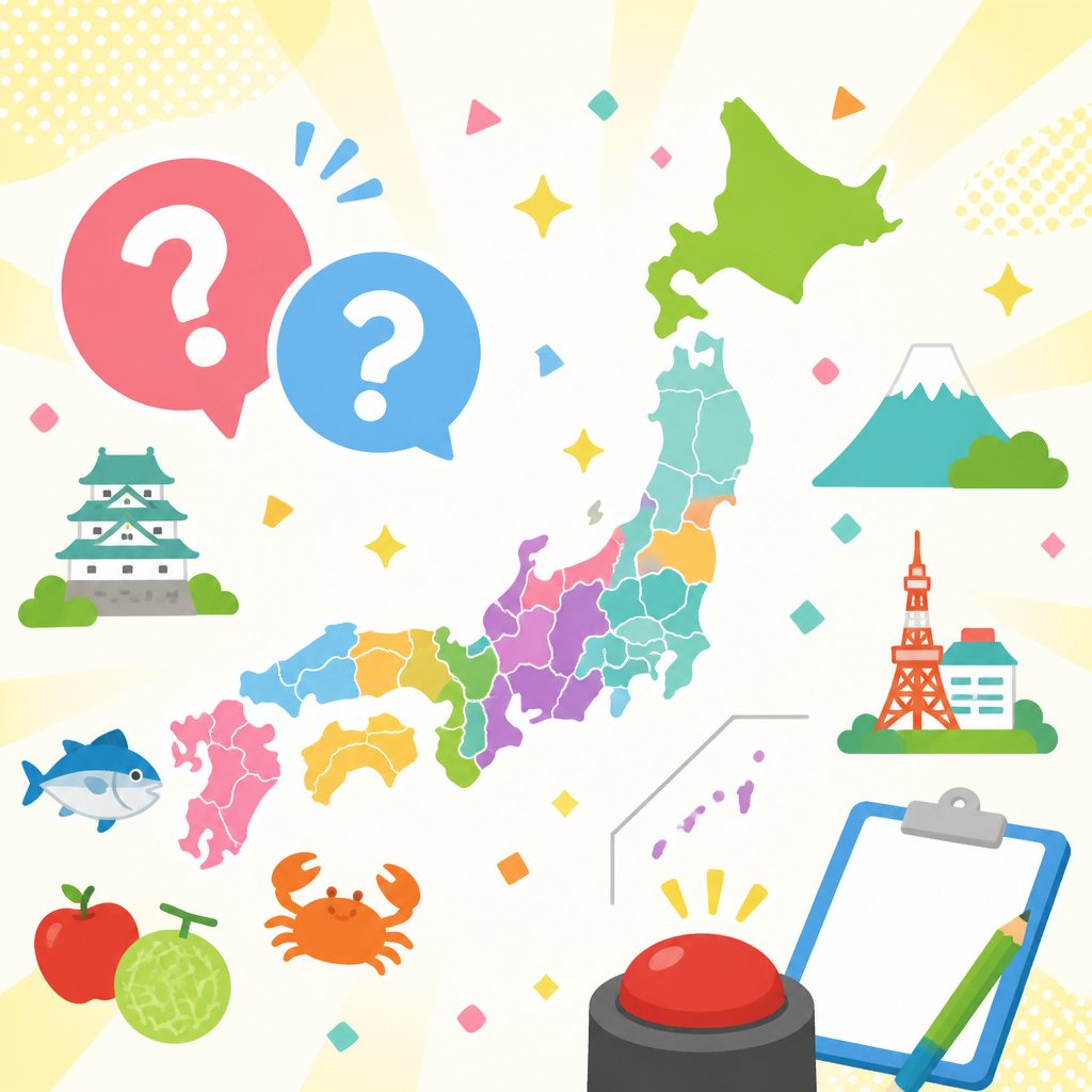 都道府県クイズが盛り上がる仕組み