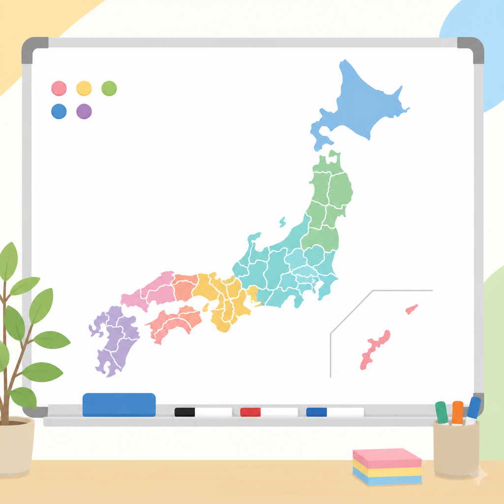 ホワイトボードレクの都道府県とは