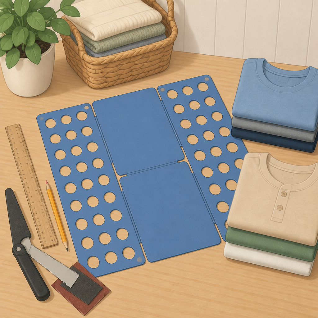洋服たたみボードを自作するとは