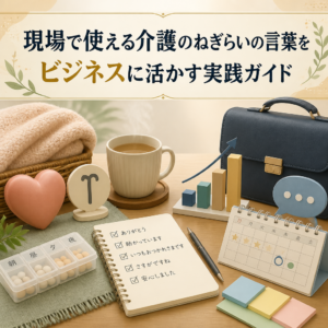現場で使える介護のねぎらいの言葉をビジネスに活かす実践ガイド