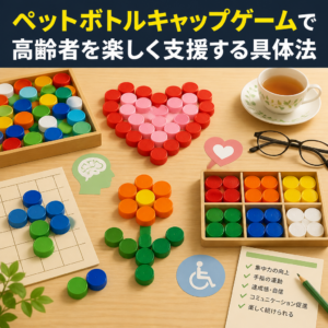 ペットボトルキャップゲームで高齢者を楽しく支援する具体法