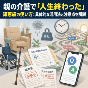 親の介護で「人生終わった」知恵袋の使い方：具体的な活用法と注意点を解説