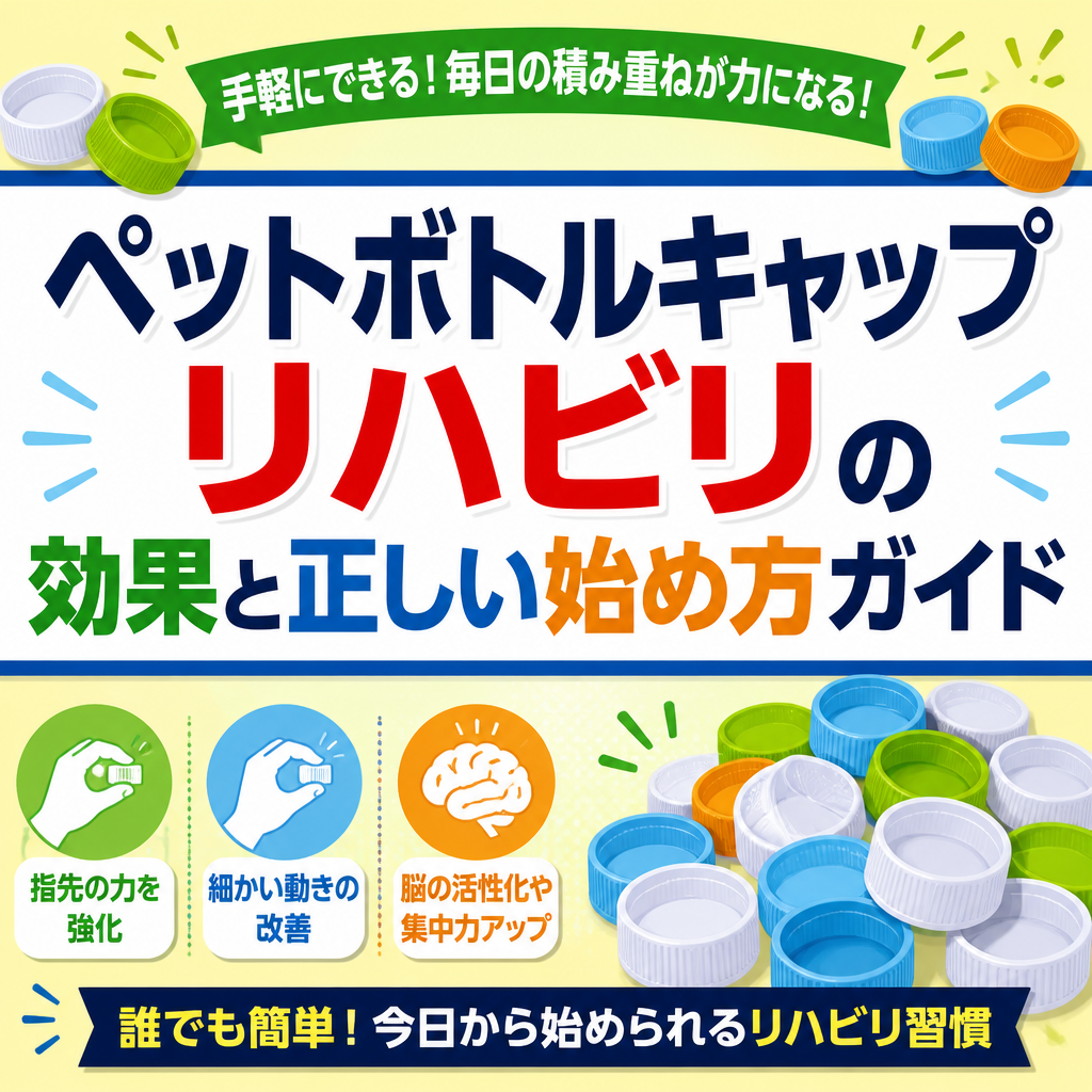 ペットボトルキャップ リハビリの効果と正しい始め方ガイド