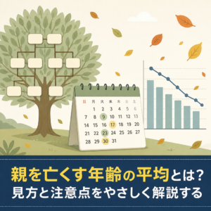 親を亡くす年齢の平均とは？見方と注意点をやさしく解説する
