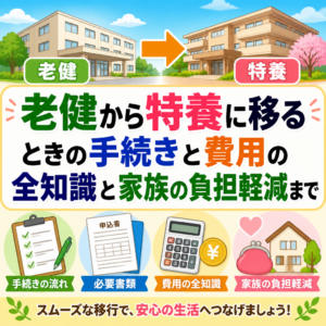老健から特養に移るときの手続きと費用の全知識と家族の負担軽減まで