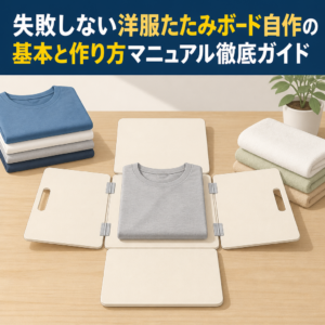 失敗しない洋服たたみボード自作の基本と作り方マニュアル徹底ガイド