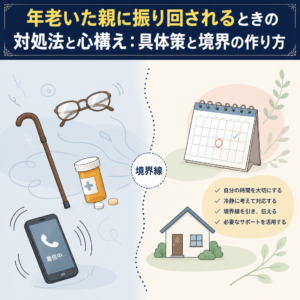 年老いた親に振り回されるときの対処法と心構え：具体策と境界の作り方