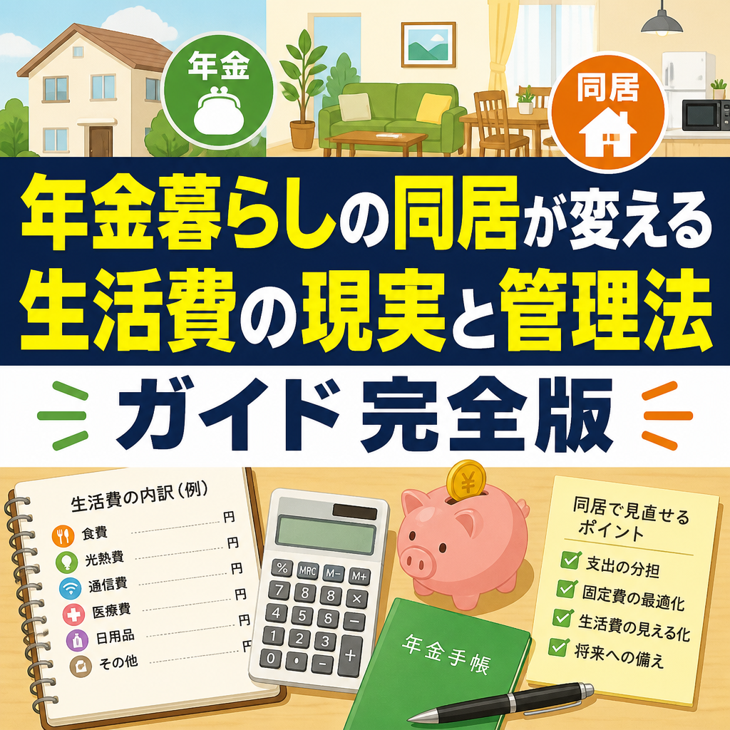 年金暮らしの同居が変える生活費の現実と管理法ガイド完全版